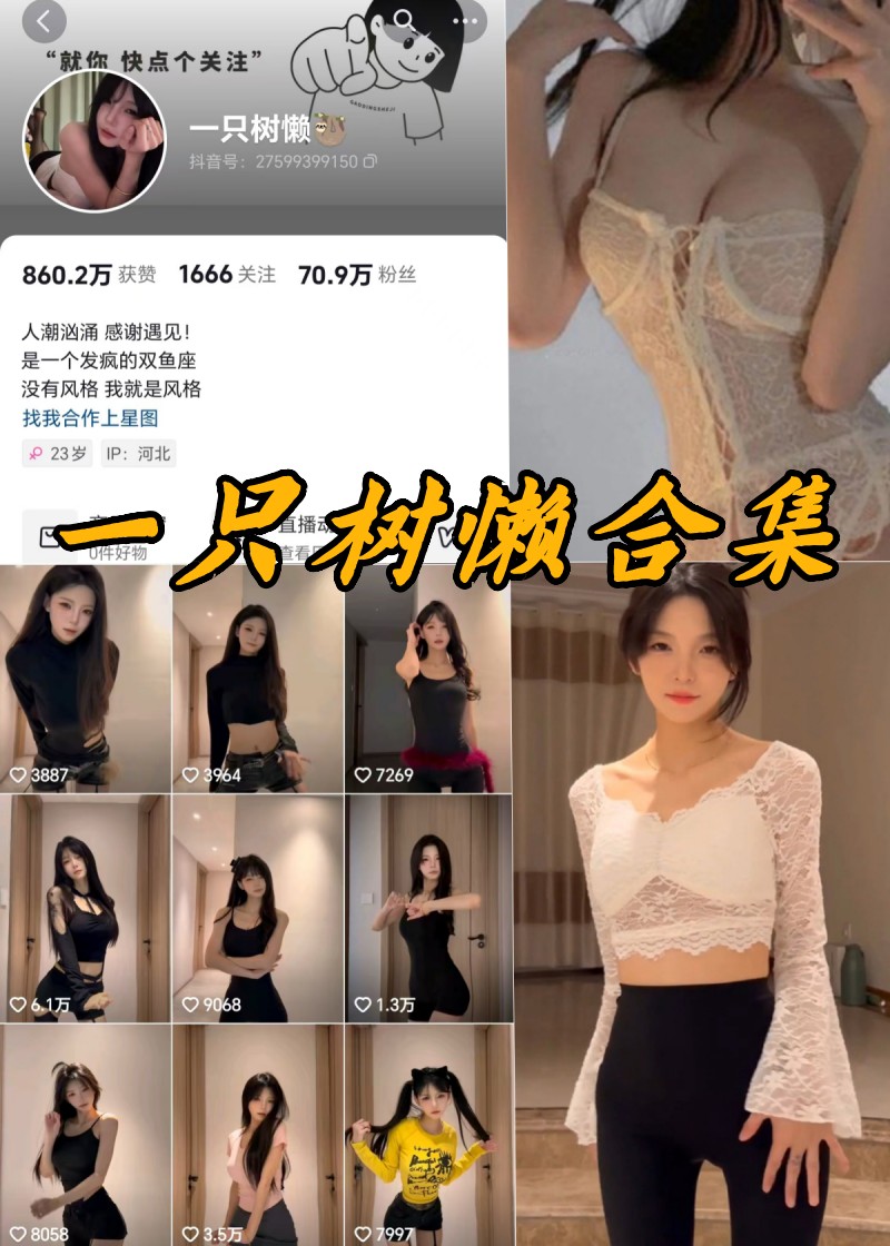 一只树懒微密付费写真合集